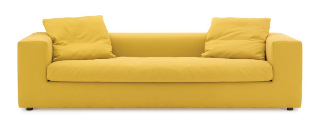 We can’t think of a bolder color statement than Rodolfo Dordoni’s Cuba 25 sofa for Cappellini in yellow, a shade that celebrates palette like no other