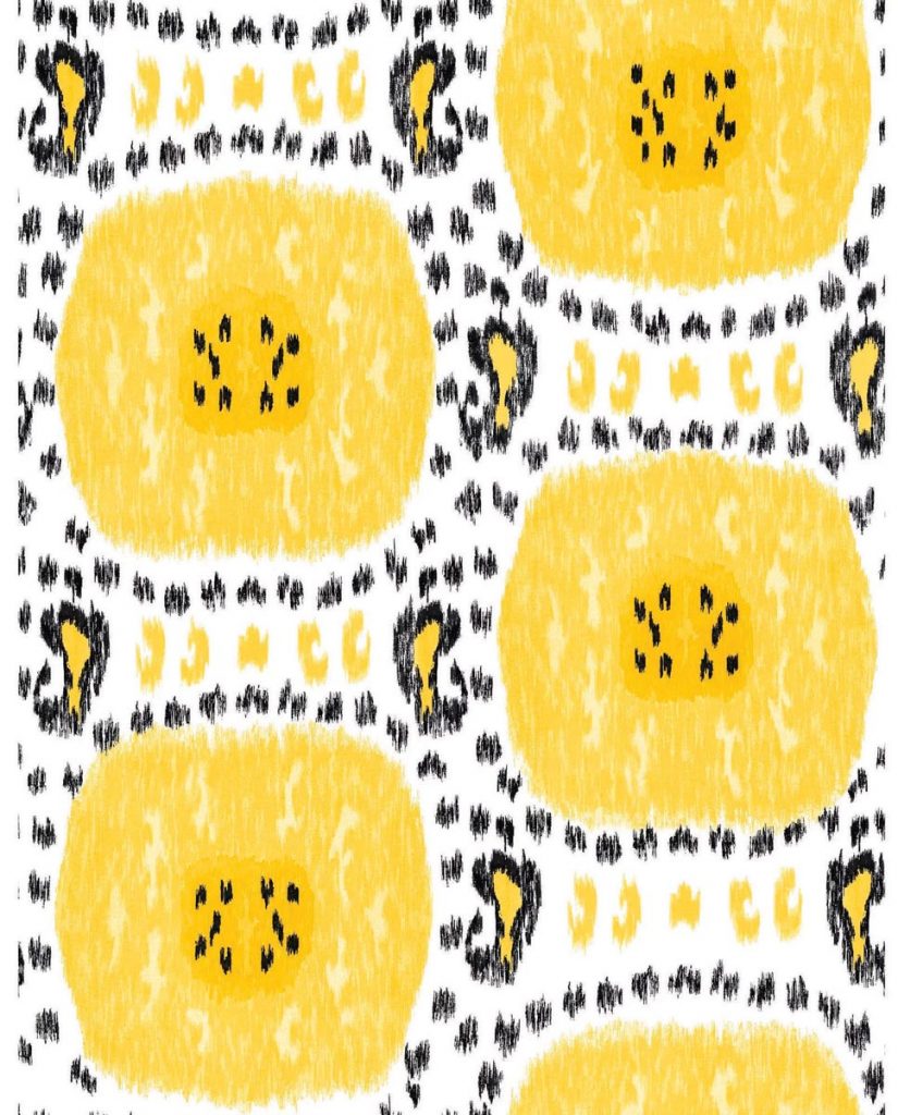 The vibrant lemon imagery on the Gran Sol pattern by Kravet makes it the ideal wallcovering for rooms seeking endless summer vibes